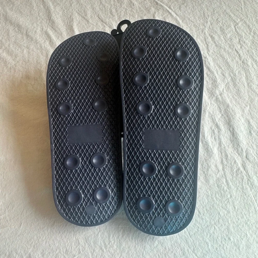 NWT Texas Slip On Slider Sandals Navy Unisex W10/M9 Everyday Beachwear Pool